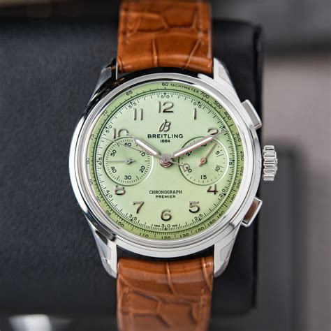 breitling chronograph pistachio|breitling watches pistachio.